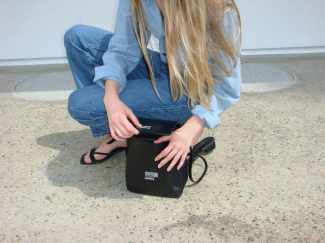 minitmute(ミニミュート) ボウシューズ ミックスブラック minitmute(ミニミュート) ボウシューズ ミックスブラック