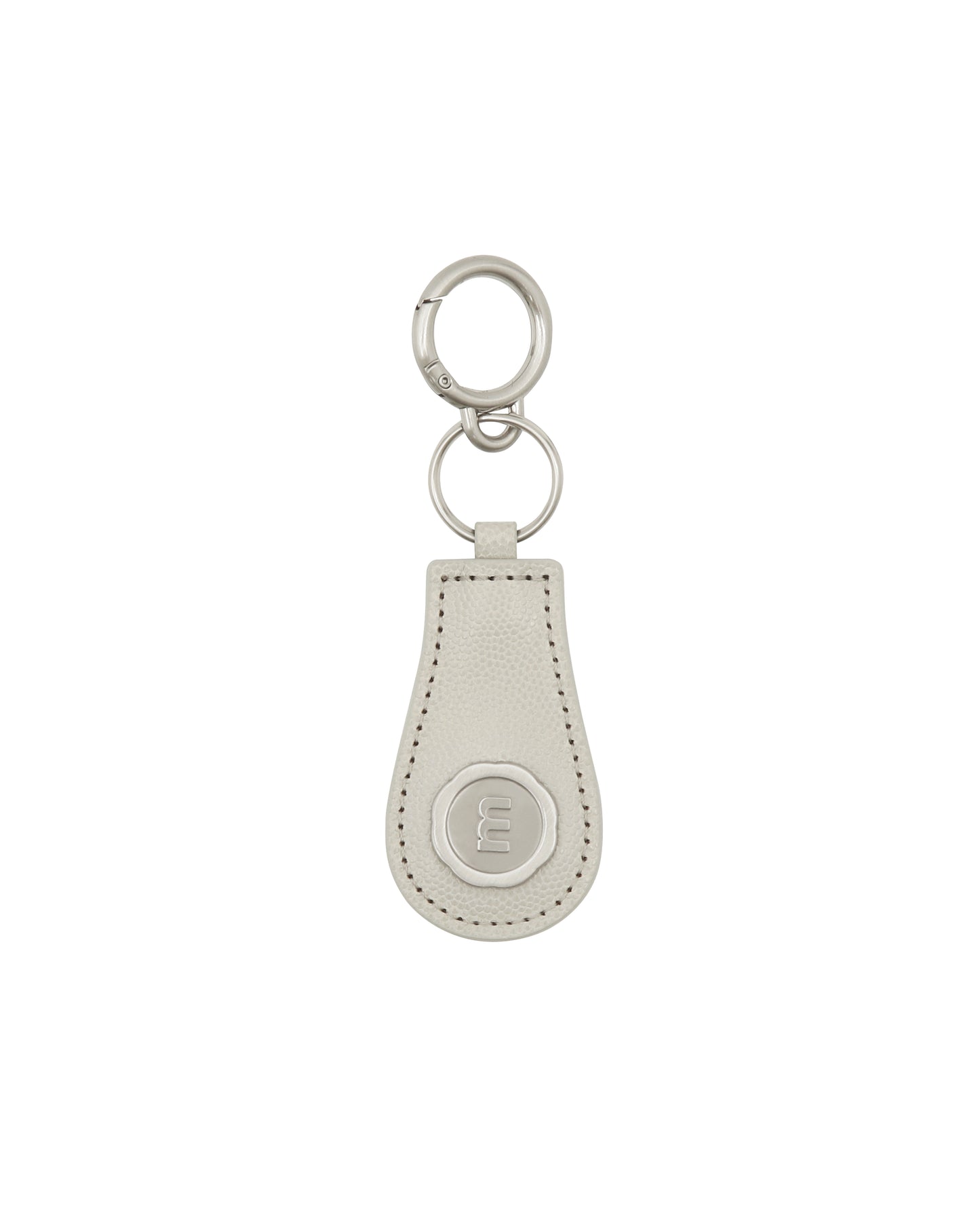 M Silver Logo Keyring