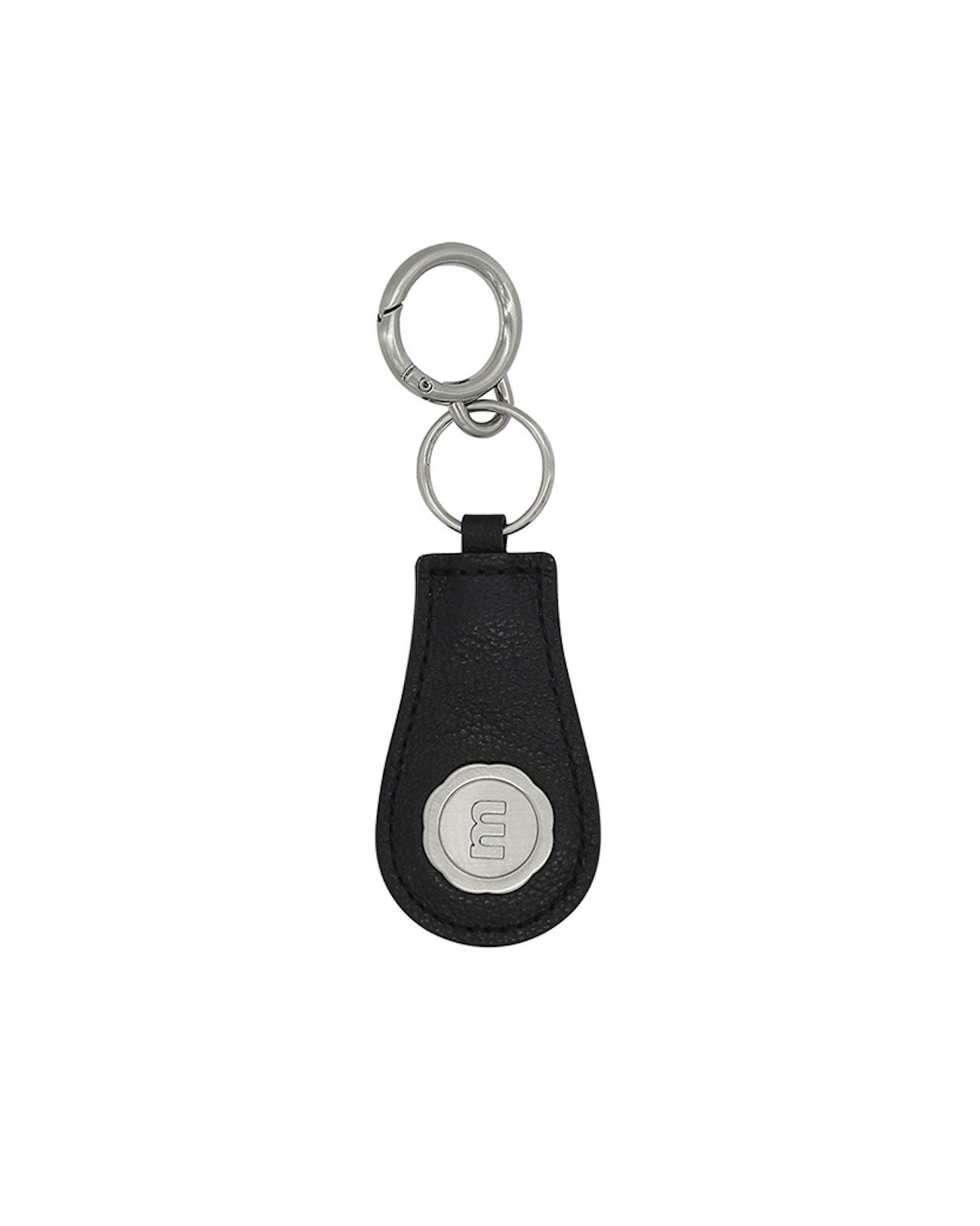 M Silver Logo Keyring